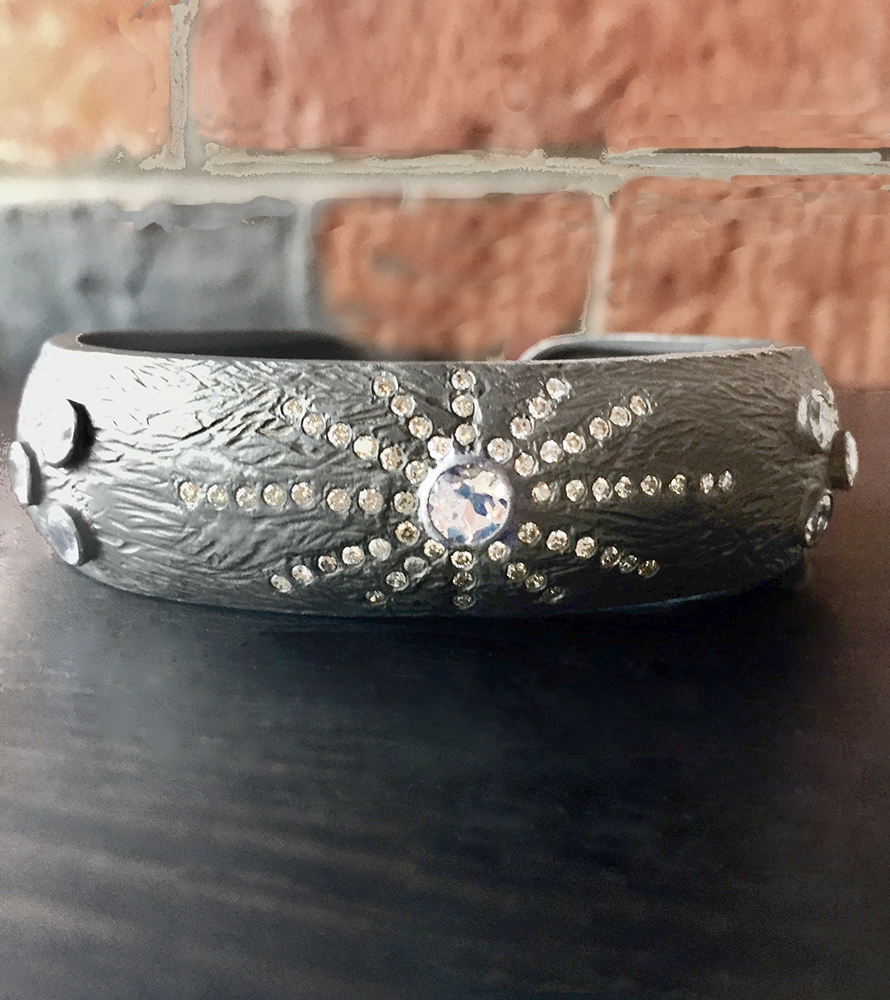 Handmade Diamond Cuff