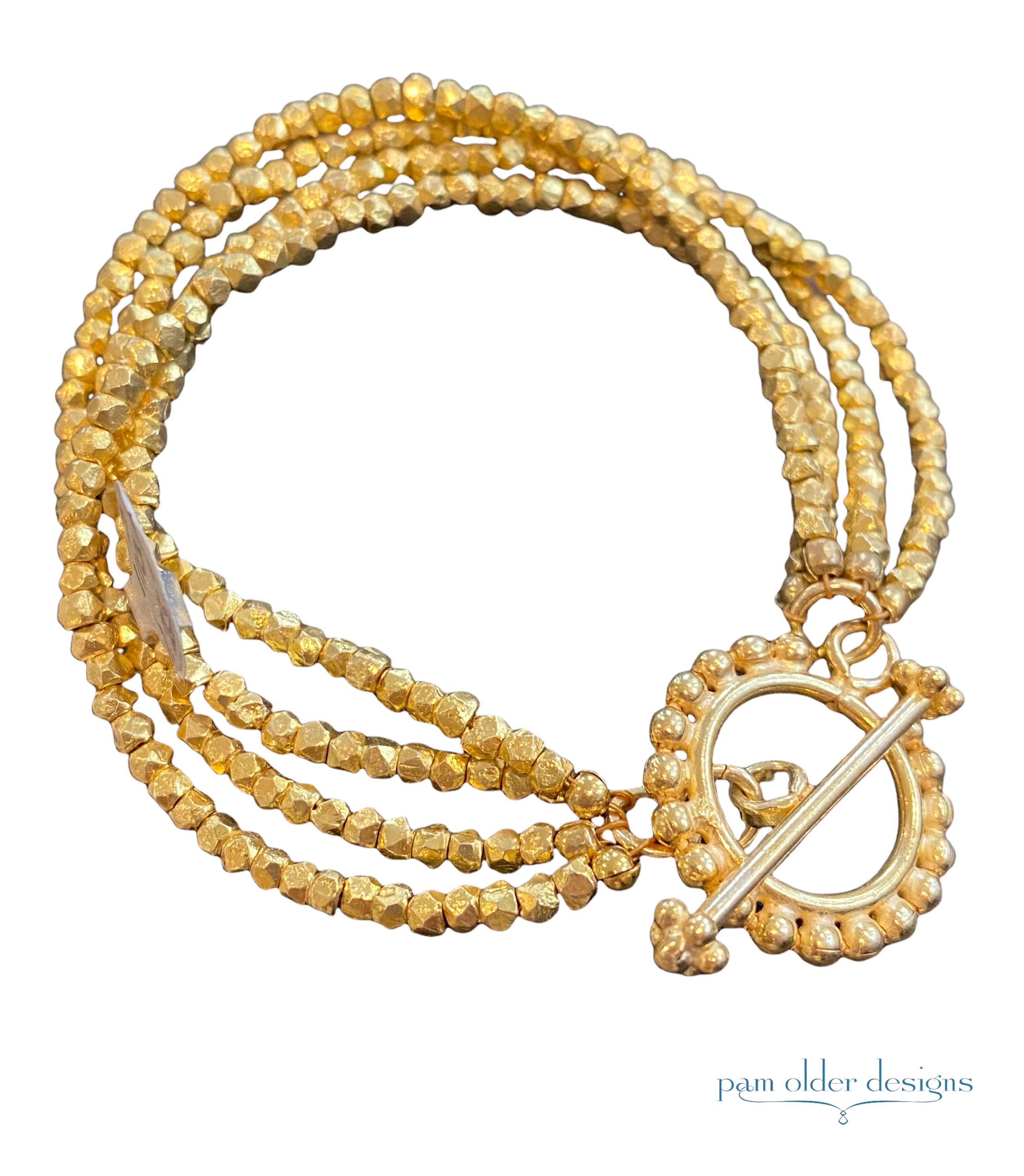 Signature Vermeil Nugget Bracelet